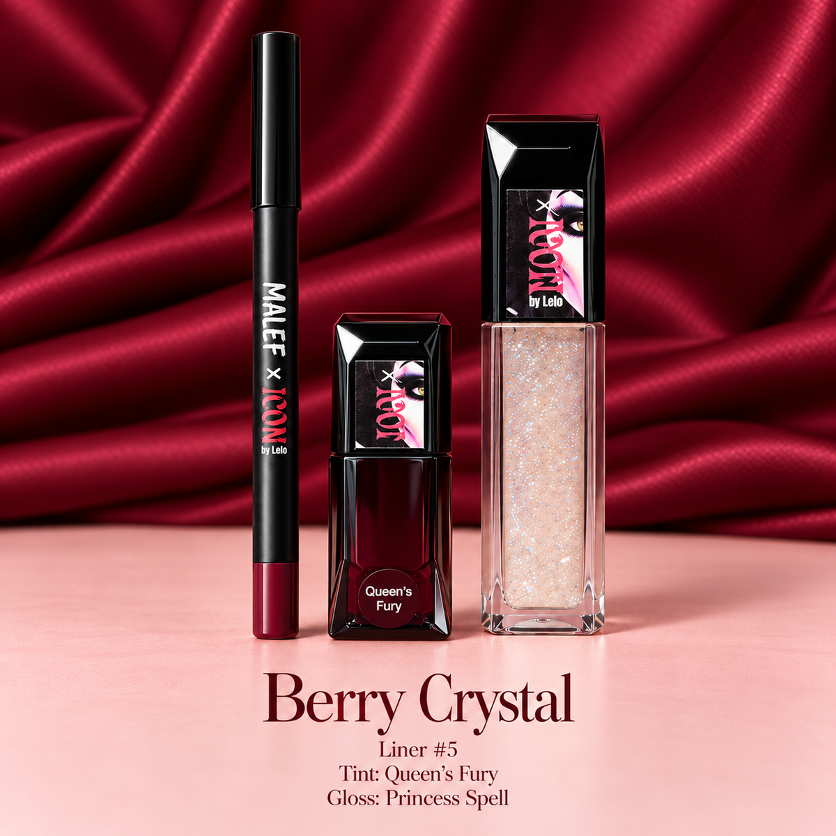 Lip Combo Trio – Lip Tint, Liner & Gloss