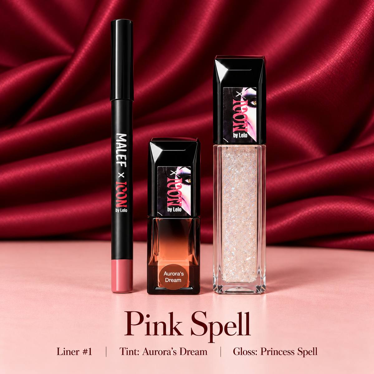 Lip Combo Trio – Lip Tint, Liner & Gloss