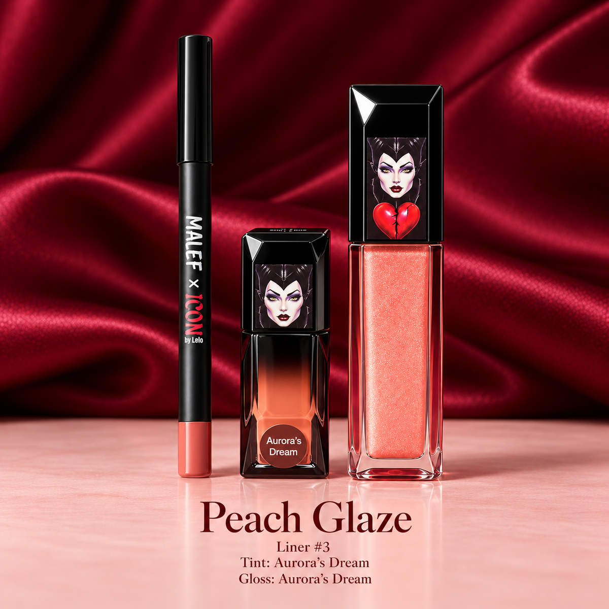 Lip Combo Trio – Lip Tint, Liner & Gloss