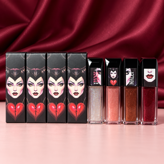 Drippy Lips — 4-Piece Shimmer Gloss Set